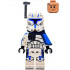 Clone Trooper Captain Rex, 501st Legion (Phase 2) - Blue Cloth Pauldron, Rangefinder, Printed White Arms – СТАР УОРС