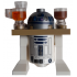 Astromech Droid, R2-D2 - Dark Tan Serving Tray, Flat Silver Head (75397) – СТАР УОРС