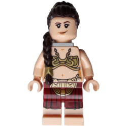 Princess Leia - Jabba Slave Outfit, Dark Brown Braid over Shoulder (75397) – СТАР УОРС