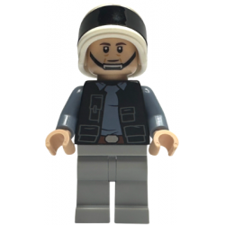 Rebel Fleet Trooper - Male, Vest with Pockets, Black Neck, Dark Brown Eyebrows – СТАР УОРС