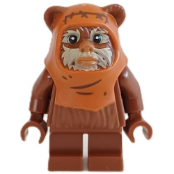 Wicket (Ewok), Molded Dark Orange Hood with Wrinkles – СТАР УОРС