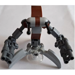 Droideka (Destroyer Droid) - Light Bluish Gray Claws and Plate 1 x 2 – СТАР УОРС