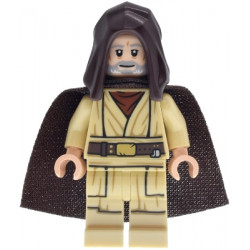 Obi-Wan Kenobi - Old, Dark Brown Hood and Spongy Cape – СТАР УОРС