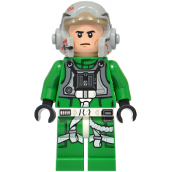 Rebel Pilot A-wing - Green Jumpsuit with Dark Bluish Gray Vest – СТАР УОРС
