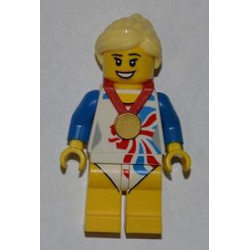 Flexible Gymnast, Team GB (Minifigure Only without Stand and Accessories) – КОЛЕКЦИОНЕРСКИ МИНИФИГУРКИ