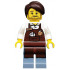 Larry the Barista, The LEGO Movie (Minifigure Only without Stand and Accessories) – КОЛЕКЦИОНЕРСКИ МИНИФИГУРКИ