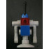 Classic Space Droid - Light Bluish Gray and Blue with Trans-Red Eye (Benny's Droid) – ЛЕГО ФИЛМЪТ