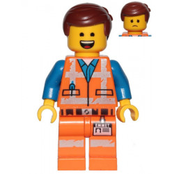 Emmet - Wide Smile with Teeth and Tongue / Sad, Worn Uniform – ЛЕГО ФИЛМЪТ 2