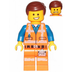 Emmet - Smile / Scared, Worn Uniform – ЛЕГО ФИЛМЪТ 2