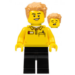 LEGO Brand Store Employee, Hair Swept Left Tousled – МАРКА ЛЕГО