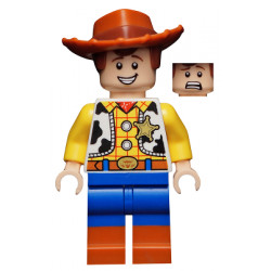Woody - Normal Legs, Minifigure Head, Smile with Teeth / Scared – ИГРАТА НА ИГРАЧКИТЕ