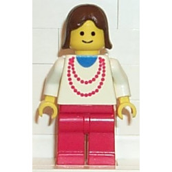 Necklace Red - Red Legs, Brown Female Hair – ГРАДСКИ
