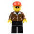 Jacket Brown - Black Legs, Red Cap – ГРАДСКИ