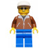 Jacket Brown - Blue Legs, White Cap – ГРАДСКИ