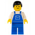 Overalls Blue with Pocket, Blue Legs, Black Male Hair – ГРАДСКИ