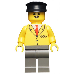 Railway Employee 5, Dark Gray Legs, Black Hat – ВЛАКОВЕ
