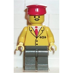Railway Employee 5, Dark Gray Legs, Red Hat – ВЛАКОВЕ