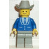 Suit with 3 Buttons Blue - Light Gray Legs, Light Gray Cowboy Hat – ГРАДСКИ
