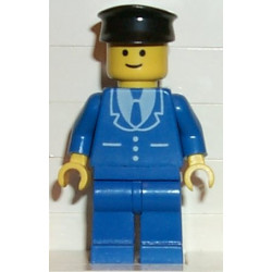 Suit with 3 Buttons Blue - Blue Legs, Black Hat – ГРАДСКИ