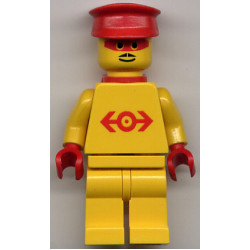 Railway Employee Lego Loco 1, Red Plastic Cape – ВЛАКОВЕ