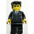 Suit Black, Flat Top, Blue Sunglasses – ГРАДСКИ