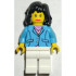 Medium Blue Jacket, White Legs, Black Mid-Length Female Hair – ГРАДСКИ