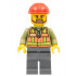 Light Orange Safety Vest, Dark Bluish Gray Legs, Red Construction Helmet, Brown Beard – ВЛАКОВЕ