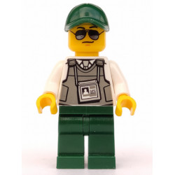 Security Officer - Dark Green Legs, Dark Green Cap with Hole, Sunglasses – ВЛАКОВЕ