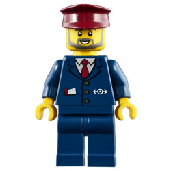 Dark Blue Suit with Train Logo, Dark Blue Legs, Dark Red Hat, Gray Beard – ГРАДСКИ