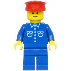 Shirt with 6 Buttons - Blue, Blue Legs, Red Hat (Reissue) – ВЛАКОВЕ