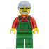 Overalls Farmer Green, Light Bluish Gray Hair, Glasses – ГРАДСКИ