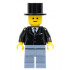 Suit Black, Top Hat, Sand Blue Legs – ГРАДСКИ