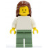 Plain White Torso with White Arms, Sand Green Legs, Reddish Brown Female Hair Mid-Length – ГРАДСКИ