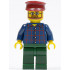 Plaid Button Shirt, Dark Green Legs, Dark Red Hat, Glasses, Reddish Brown Beard (Carousel Operator) – ГРАДСКИ