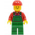 Overalls Farmer Green, Red Construction Helmet – ГРАДСКИ