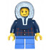 Plaid Button Shirt, Blue Short Legs, Dark Blue Hood, Lopsided Smile with Dimple – ГРАДСКИ