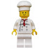 Chef - White Torso with 8 Buttons, Black Wrinkles, NO Back Print, White Legs, Standard Grin – ГРАДСКИ
