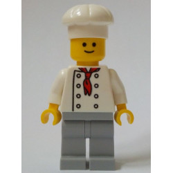 Baker (Chef) - White Torso with 8 Buttons, No Wrinkles Front or Back, Light Bluish Gray Legs – ГРАДСКИ
