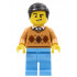 Dad - Medium Nougat Argyle Sweater, Medium Blue Legs, Black Smooth Hair – ГРАДСКИ