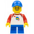Boy - Classic Space Shirt with Red Sleeves, Blue Short Legs, Blue Cap – ГРАДСКИ