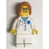 Doctor - EMT Star of Life, White Legs, Dark Orange Hair Ponytail Long with Side Bangs, Glasses – ГРАДСКИ