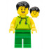 Ludo Green - Male, Lime Hoodie, Green Legs, Black Hair – МАРКА ЛЕГО
