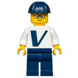 Male with Vestas Logo on Torso, Dark Blue Legs, Dark Blue Construction Helmet, Glasses – ГРАДСКИ