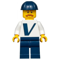 Male with Vestas Logo on Torso, Dark Blue Legs, Dark Blue Construction Helmet, Moustache – ГРАДСКИ