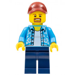 Man with Hawaiian Shirt, Dark Blue Legs, Dark Red Cap – ГРАДСКИ