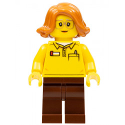 Female, Toy Store Worker (LEGO Logo on Reverse of Torso) – ГРАДСКИ