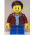 Child - Boy, Dark Red Jacket, Blue Short Legs, Dark Brown Hair, Freckles – ГРАДСКИ