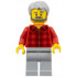 Male, Red Plaid Flannel Shirt, Light Bluish Gray Legs, Light Bluish Gray Hair, Dark Bluish Gray Beard – ГРАДСКИ