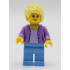 Female with Medium Lavender Jacket, Medium Blue Legs, Bright Light Yellow Hair – ГРАДСКИ