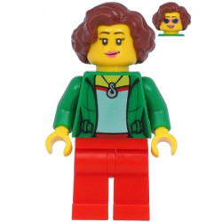 Female with Green Jacket, Red Legs, Reddish Brown Hair – ГРАДСКИ